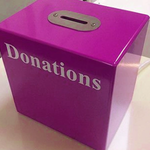 Customizable Charity Boxes for Events