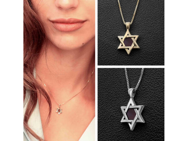 Sterling Silver Whole Nano Bible (Tanach) Star of David Pendant Nano Jewelry - Image 15
