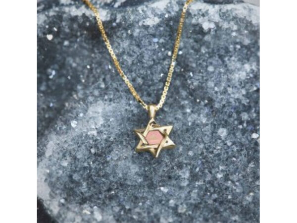 Gold Plated Whole Nano Bible (Tanach) Star of David Pendant Nano Jewelry - Image 3