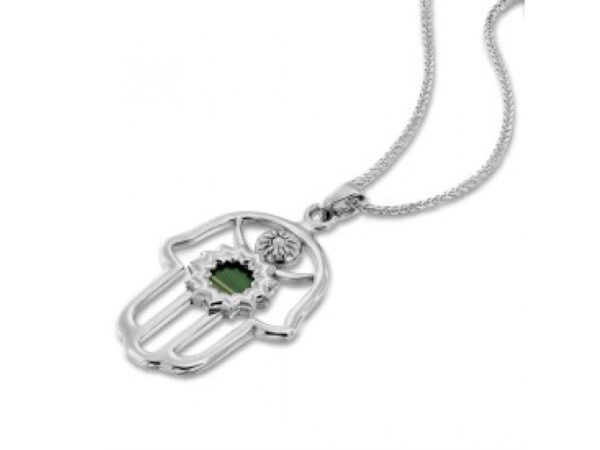 Sterling Silver Zirconia Whole Nano Bible (Tanach) Hamsa Pendant Nano Jewelry - Image 8