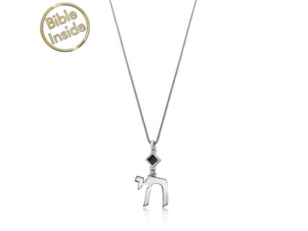Sterling Silver Whole Nano Bible (Tanach) Chai Pendant Nano Jewelry - Image 12
