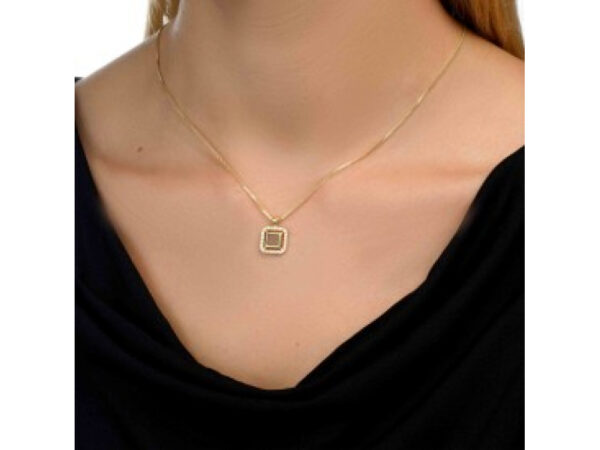 Gold Plated Zirconia Whole Nano Bible (Tanach) Square Pendant Nano Jewelry - Image 6