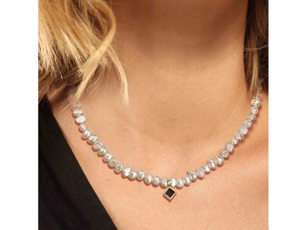 Free Delivery Pearl Necklace With Nano Bible (Tanach) Pendant Nano Jewelry - Image 5