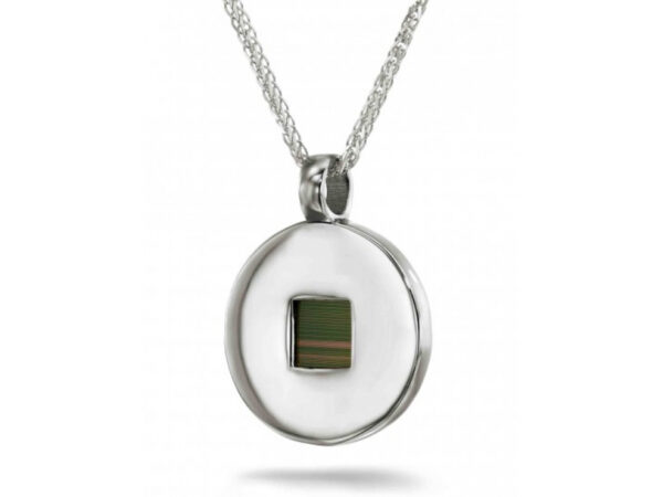 14K White Gold Whole Nano Bible (Tanach) Circle Pendant Nano Jewelry
