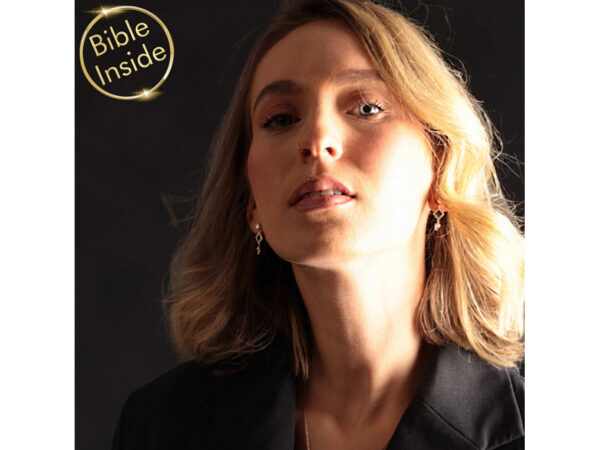 Gold Plated Nano Bible (Tanach) Earrings Nano Jewelry - Image 3