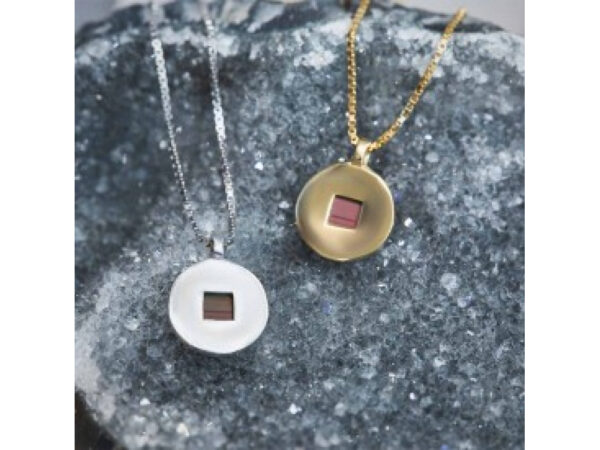 14K White Gold Whole Nano Bible (Tanach) Circle Pendant Nano Jewelry - Image 2