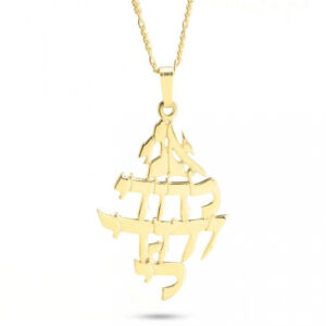 24K Gold Plated Ani Ledodi Vdodi Li Necklace