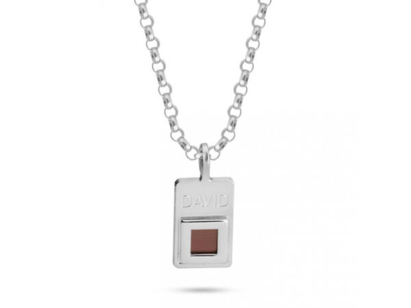 Nano Bible Tanach Name Necklace 14K Gold - Image 2